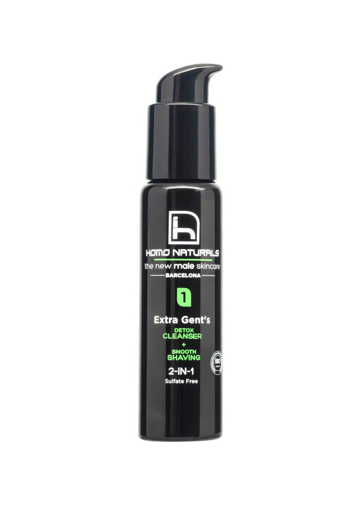Extra Gent's – Limpieza facial + afeitado 2-en-1